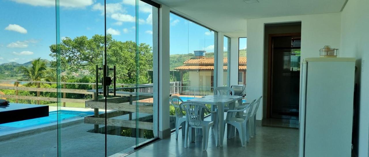 Recanto Brenda - Casa Luxo Capitolio Com Vista Pro Lago, Escarpas E Morrochapeu Buitenkant foto