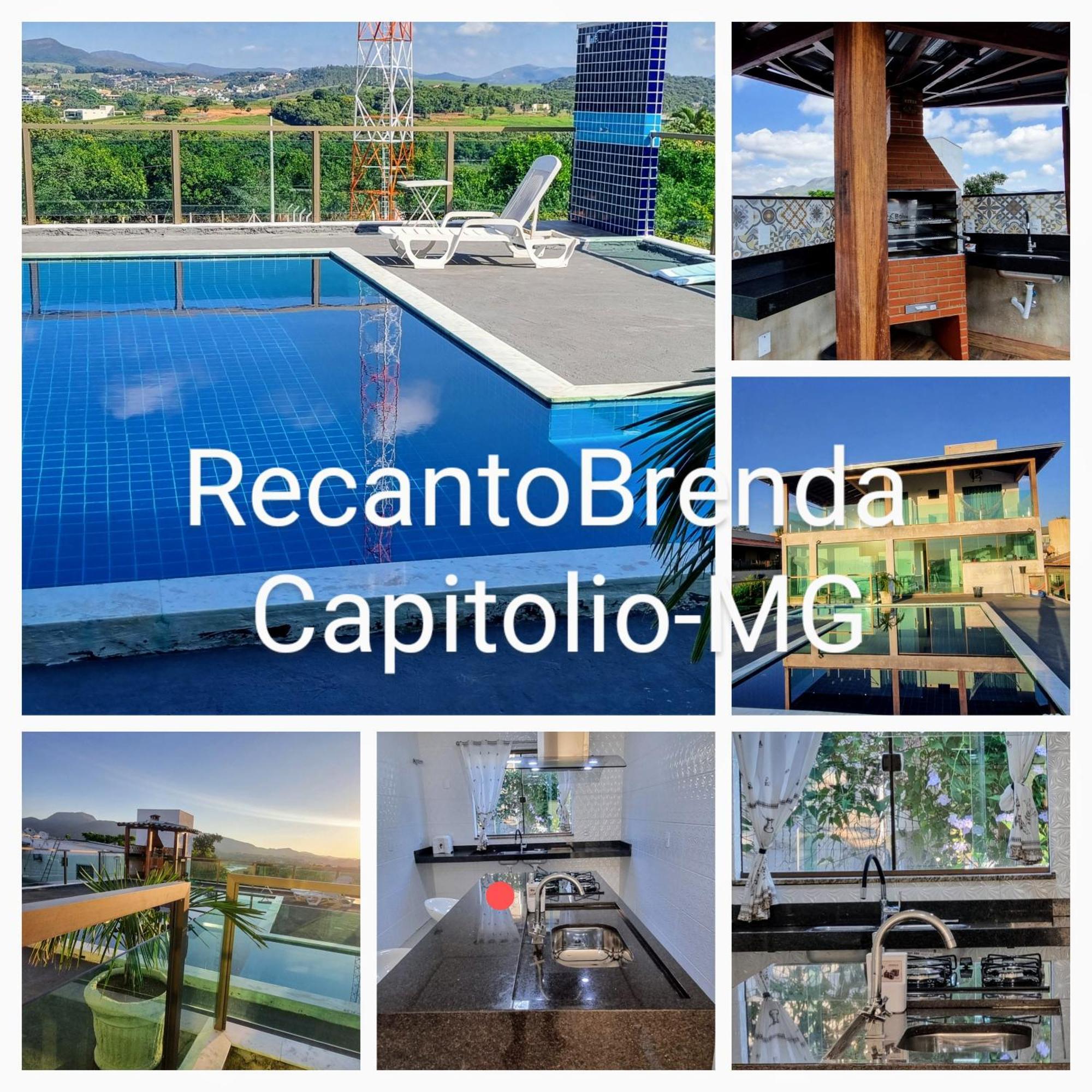 Recanto Brenda - Casa Luxo Capitolio Com Vista Pro Lago, Escarpas E Morrochapeu Buitenkant foto